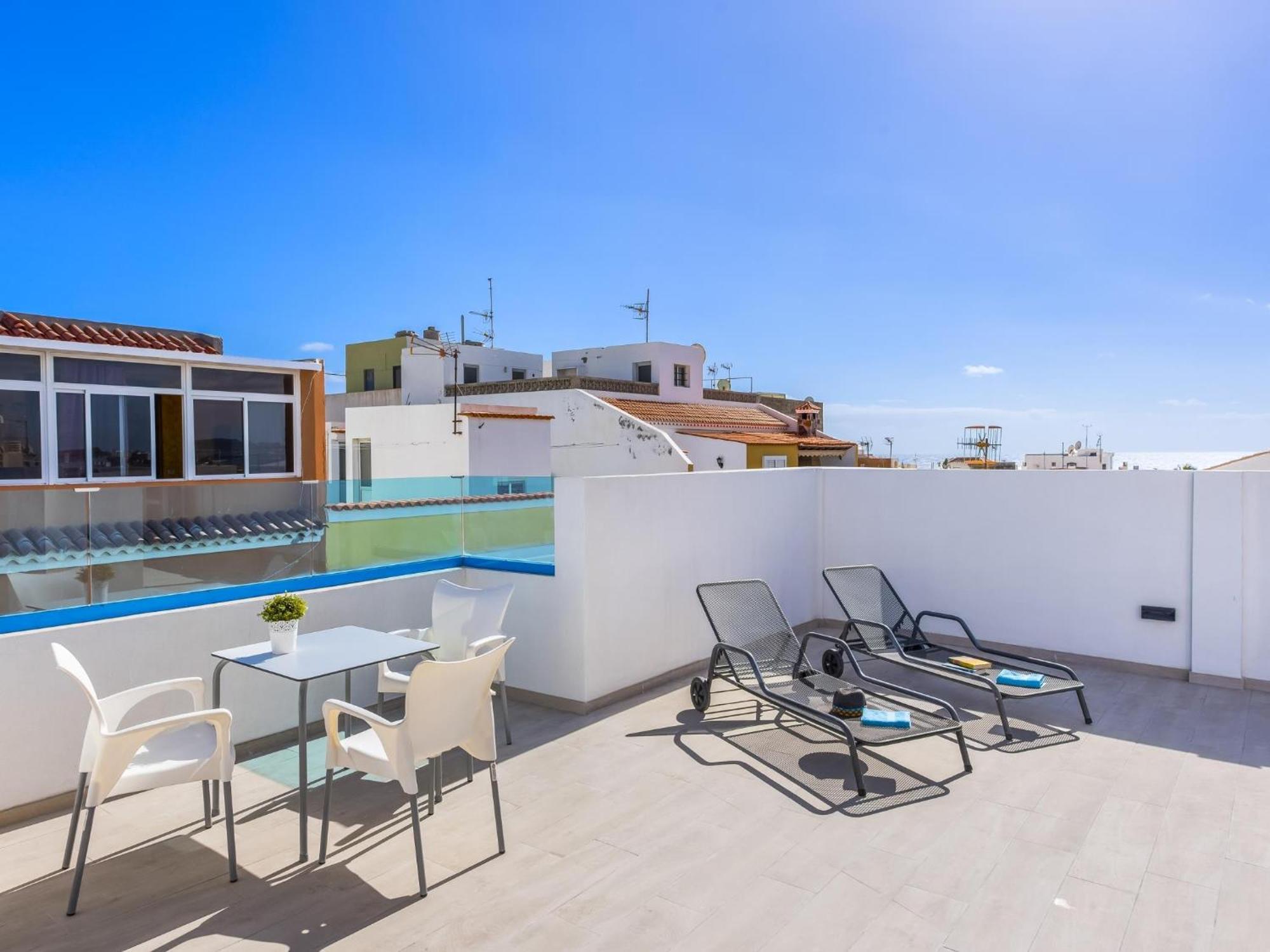 Okeanos Eco Guest House Los Abrigos Eksteriør bilde