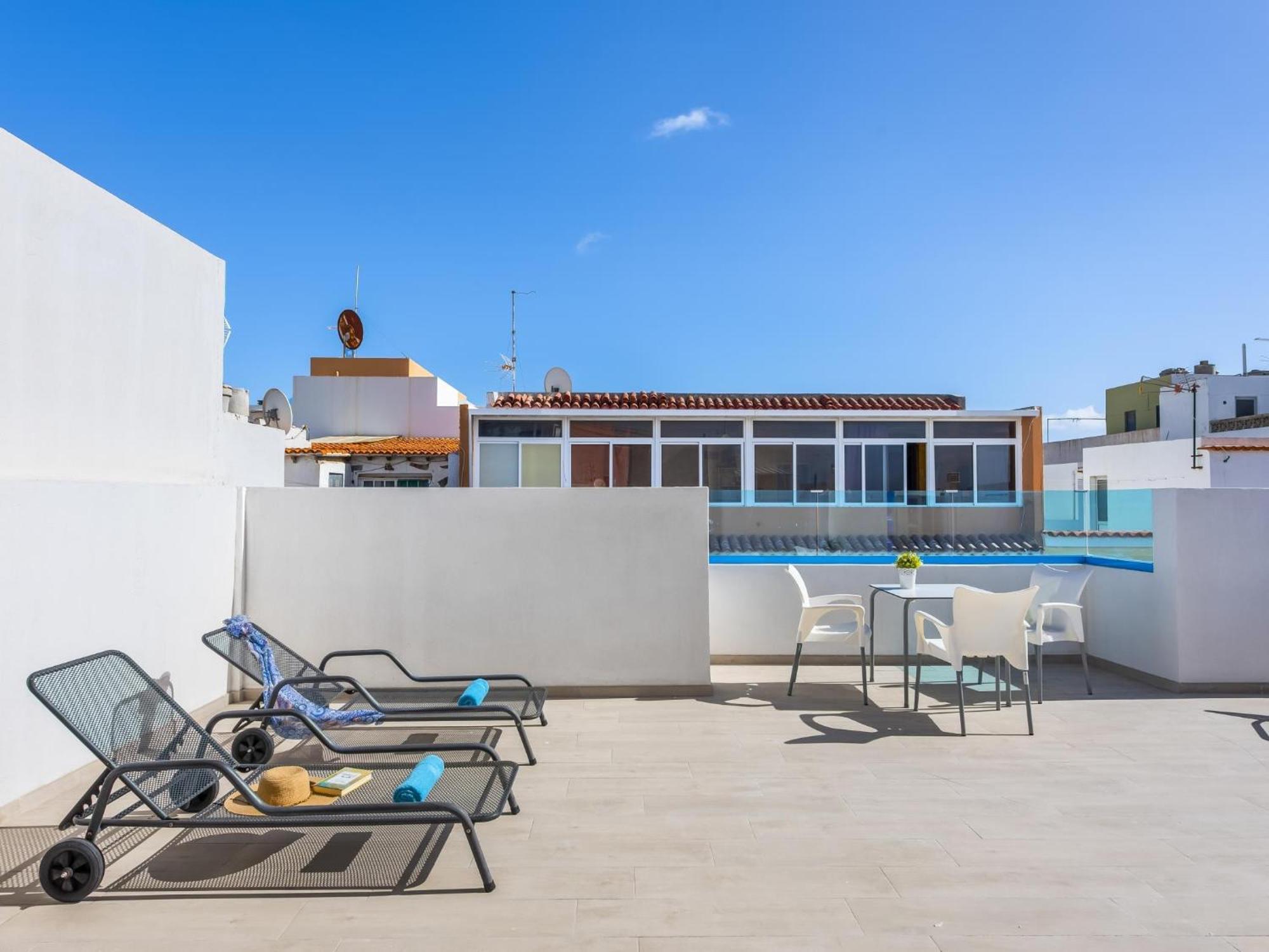 Okeanos Eco Guest House Los Abrigos Eksteriør bilde